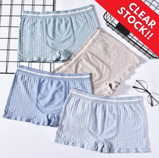 P-CD004  Boxer Pria Celana Dalam Yang Nyaman Seamless Boxer Import High Quality CD Pria